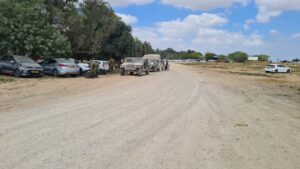 Our convoy back in