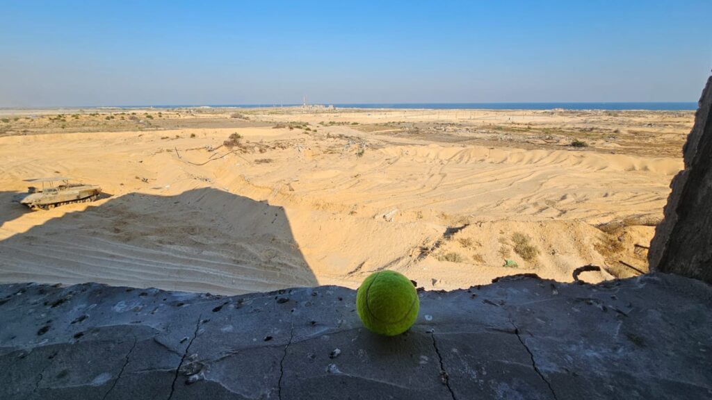 The Mediterranean sea and Israel - Egypt border, the only ball I manage to juggle when I am in reserve duty is the military reserve duty ball. Juggling