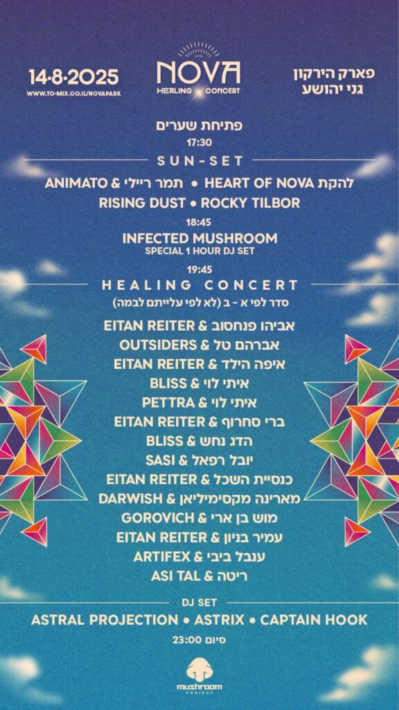 Nova Healing Concert poster