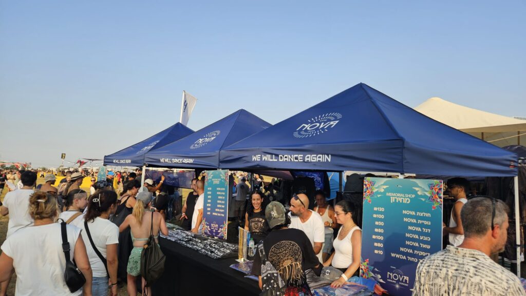 The Nova music festival memorials counter at the concert