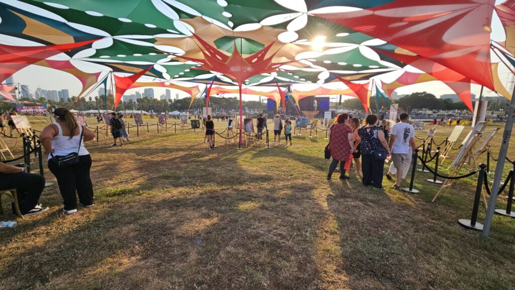 Art made by the survivors of the October 7th attack - Nova Healing concert