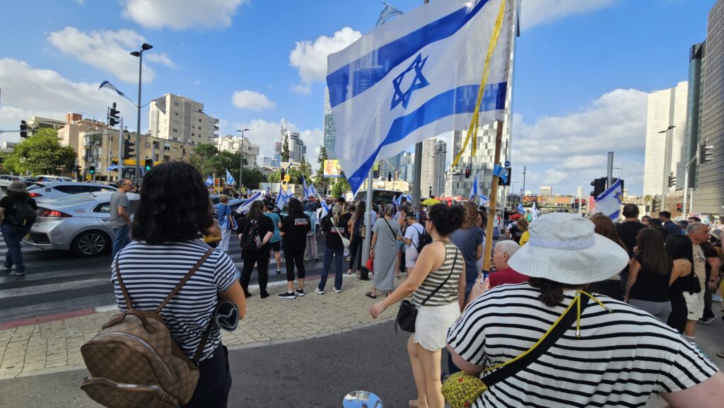 Atzva protesting as well