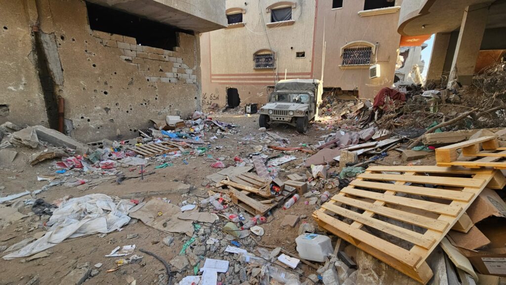The piles of garbage outside the place we were staying for couple of weeks - Hygiene