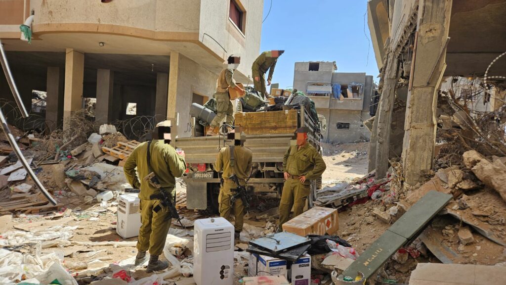 Loading a truck with our logistics, I lost the count of which time it is