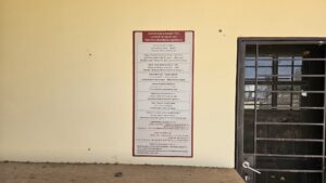 Armistice Commission building - Rules of conduct during negotiations