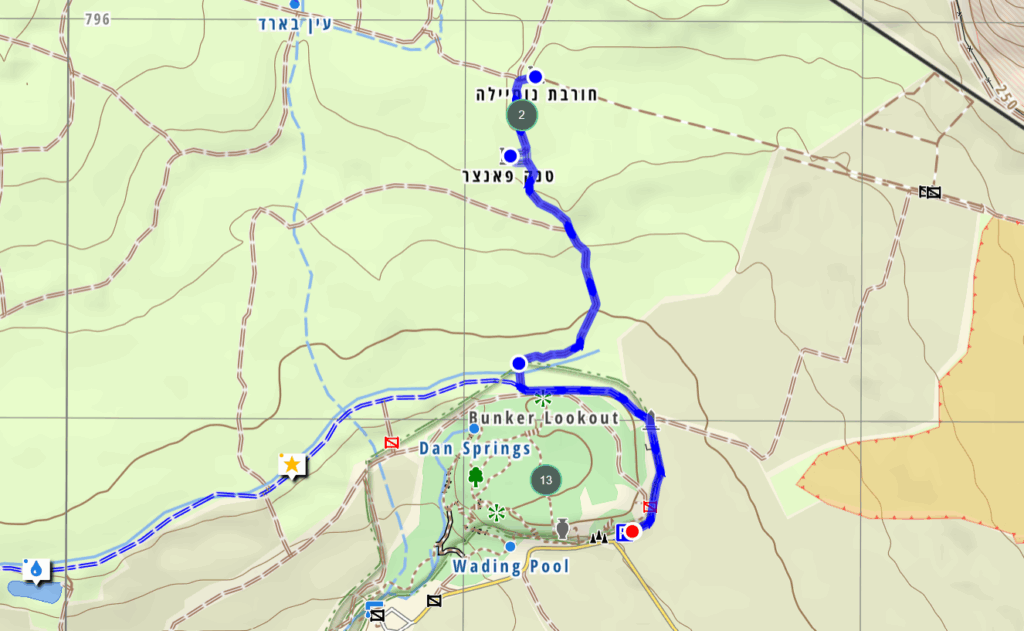 The hike to Horvat Nahila (or Nukheile)