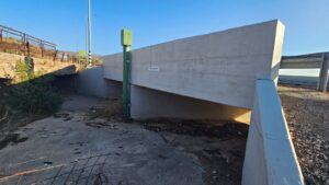 The New bridge over Shi'on stream