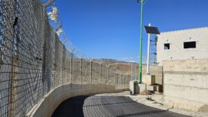 The road above the Hasbani north of the walkway, it is mostly a security road and not nice to walk