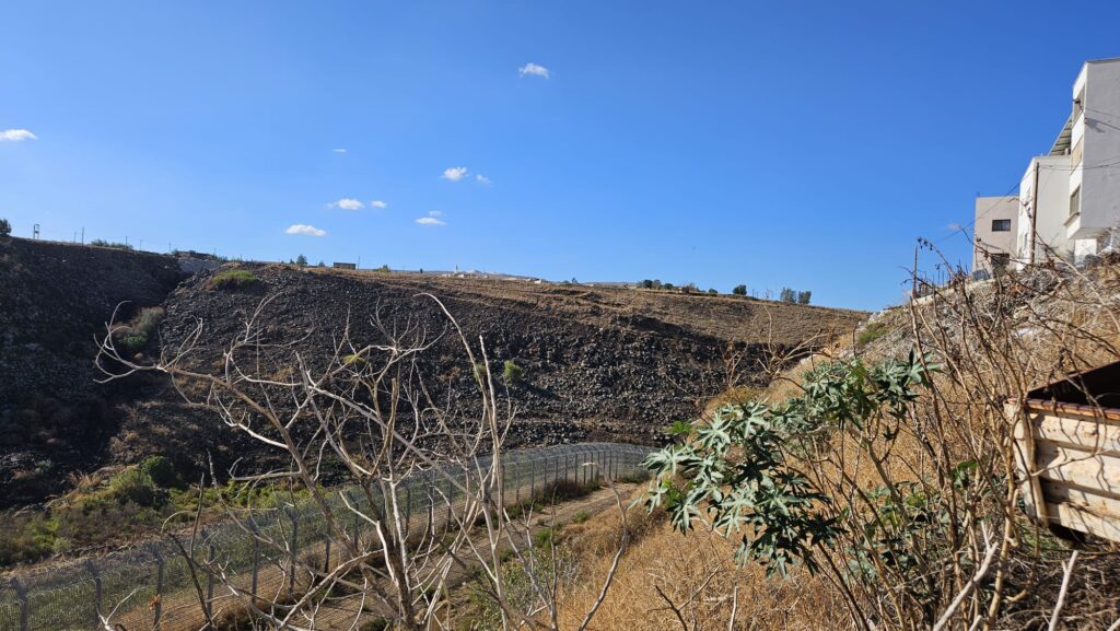 A look on the Hasbani on the south part of Village - looking north - visit in Ghajar