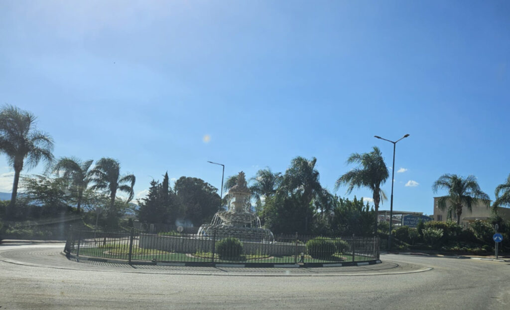The water fountain in the entrance to the village - visit in Ghajar