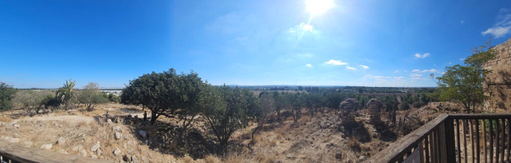 The view from the balcony