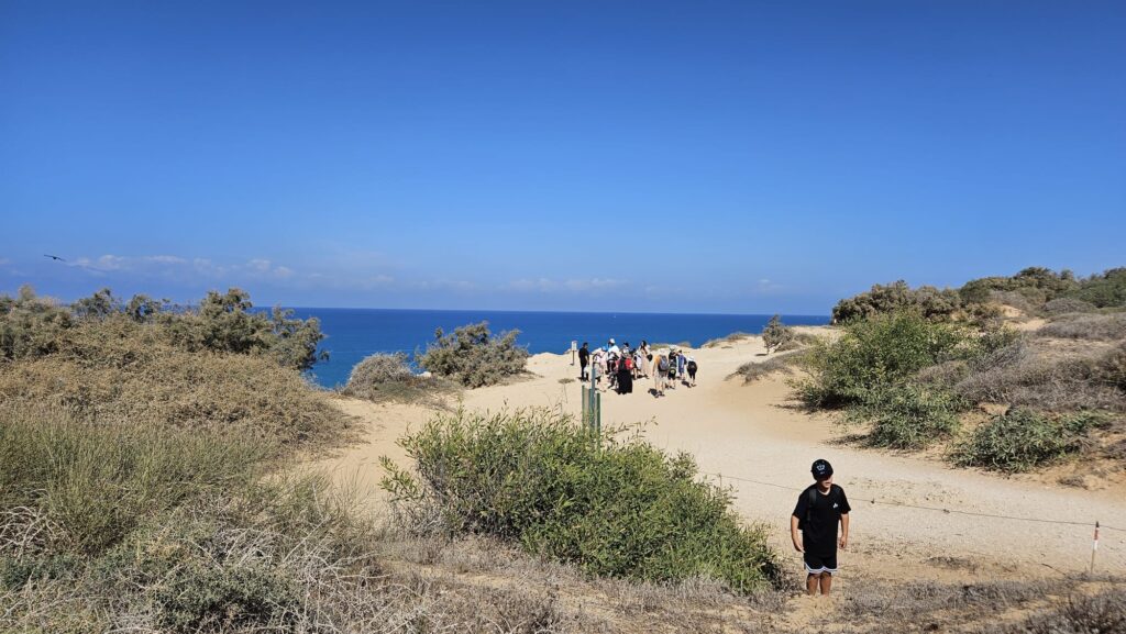 The sea! - Hof HaSharon National Park