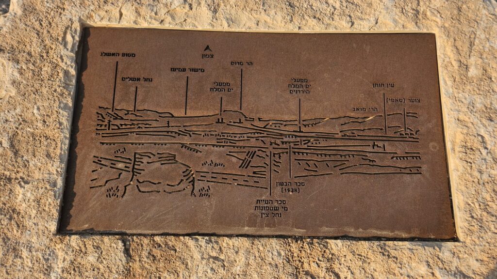 West, North and East and the plates on top of lookout