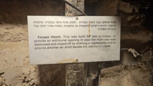 Inside the small cave