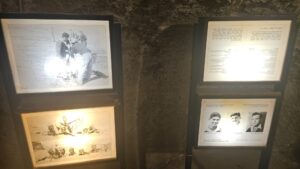 Inside the small cave