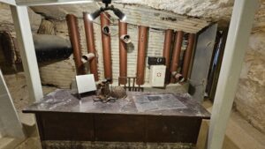 Inside the small cave