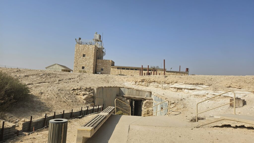 The small cave and the castle above it