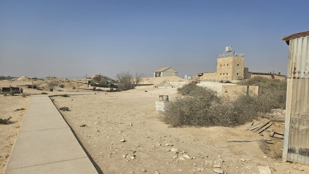 A planes and the castle above