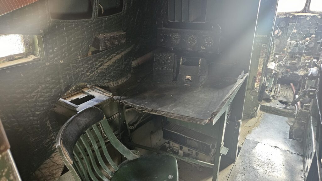 DAKOTA DC 3 - The twin engine supply plane was made by the Douglas Aircraft Company. During the war of independence, when access to the Negev was cut off by the Egyptian army which controlled the Ashkelon - Faluja line, the plane was used to fly in troops, evacuate the wounded and to bring in supplies. The plane was flown by foreign volunteers Michael Weimers, a member of Revivim, suggested building a landing strip for the Dakotas in the area east of the settlement. When the planes landed, the air strip was marked by burning paraffin soaked rags in tin cans (Goznikim). The loading and offloading was risky and had to be done quickly because the Egyptian army controlled the surrounding hills. The wounded received first aid in the field hospital at the cave, and were then air lifted out to hospitals across the country.