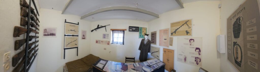 The guard room (the exhibition room was closed) - one the ground floor of the tower