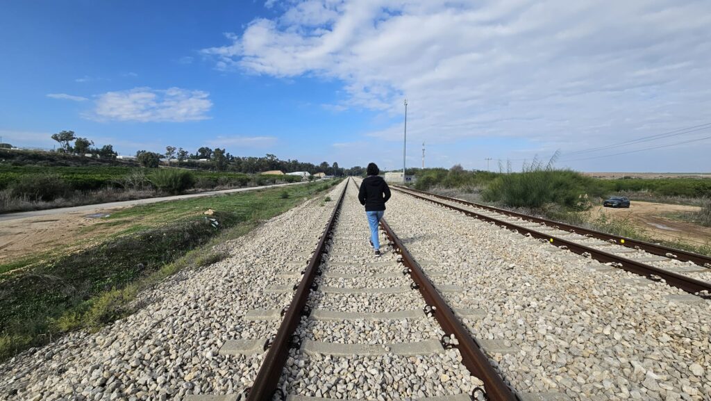 "She always used to walk along the railroad tracks" - Wadi Sarar