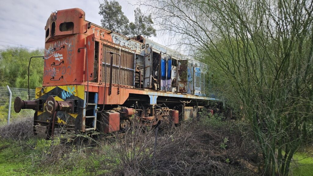 Another angle of the engine