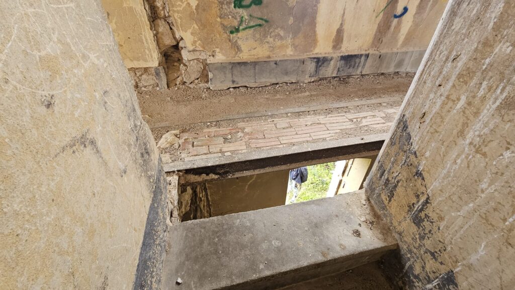 If you climb up, watch your step as you go...