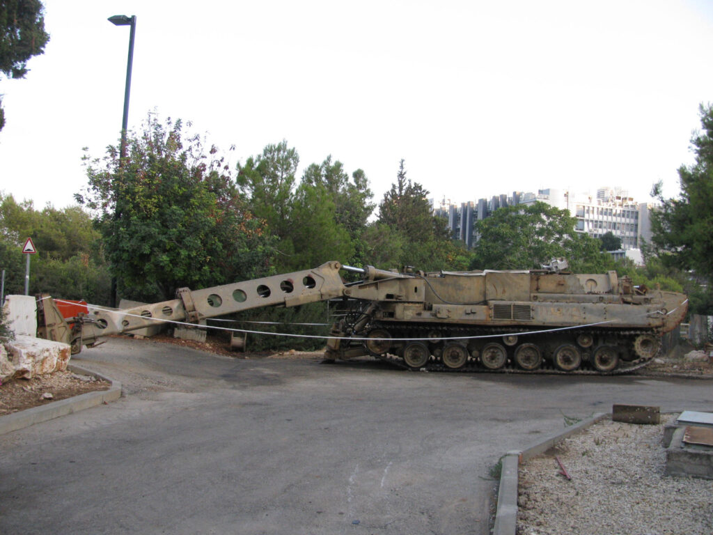 Open formation side view