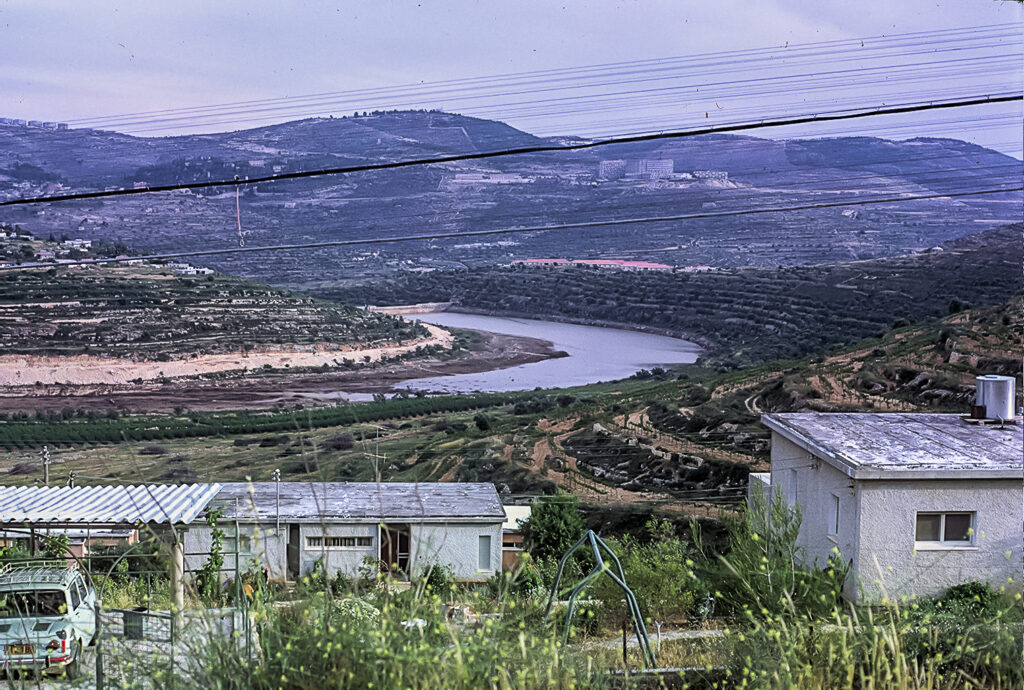 The Beit Zait dam and the like behind it on 1968