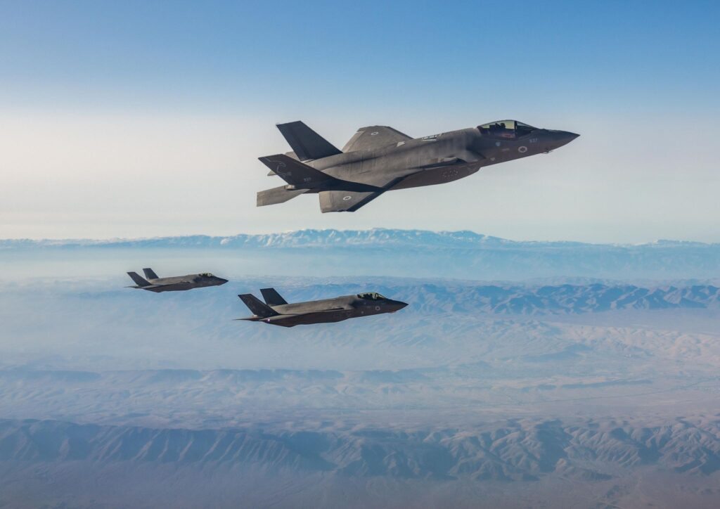  The Adir (Mighty) F-35i on their way to attack in Iran (Source: IDF spokesman website) - IAF in Iran