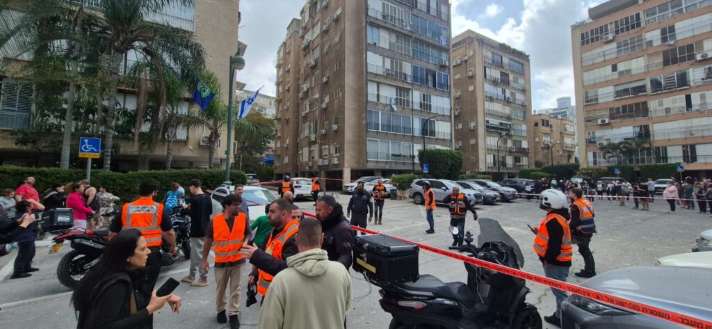 Emergency forces had closed the area - Interception fragments