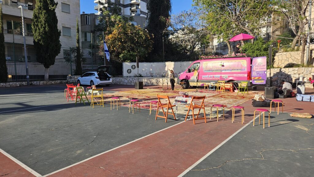Getting ready for Independence day, when the flag is till half mast down and the memorial day ceremony bouquets are still on the wall