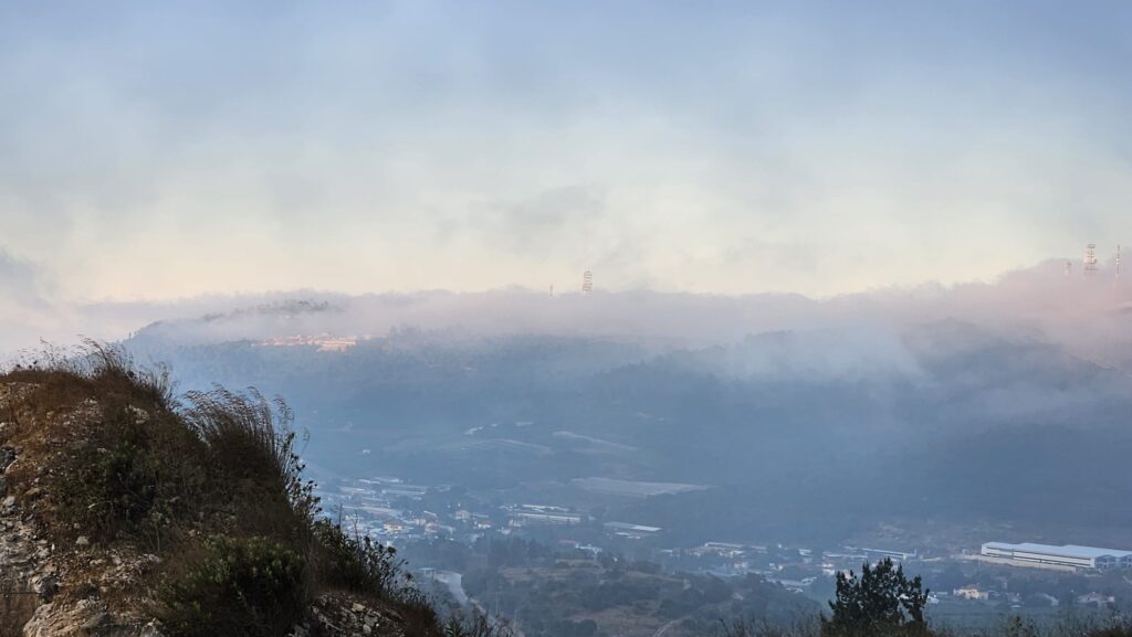 Manara on the morning fogs - far from war
