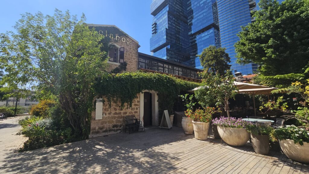 The other winery now holds Claro restaurant  - Sarona Park