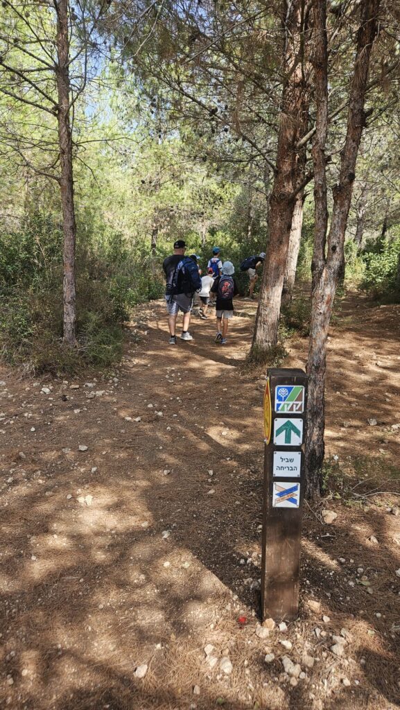Walking back along Israel National Trail and Escape trail