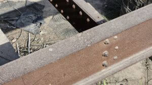 Details of the main part of the bridge - The connection detail