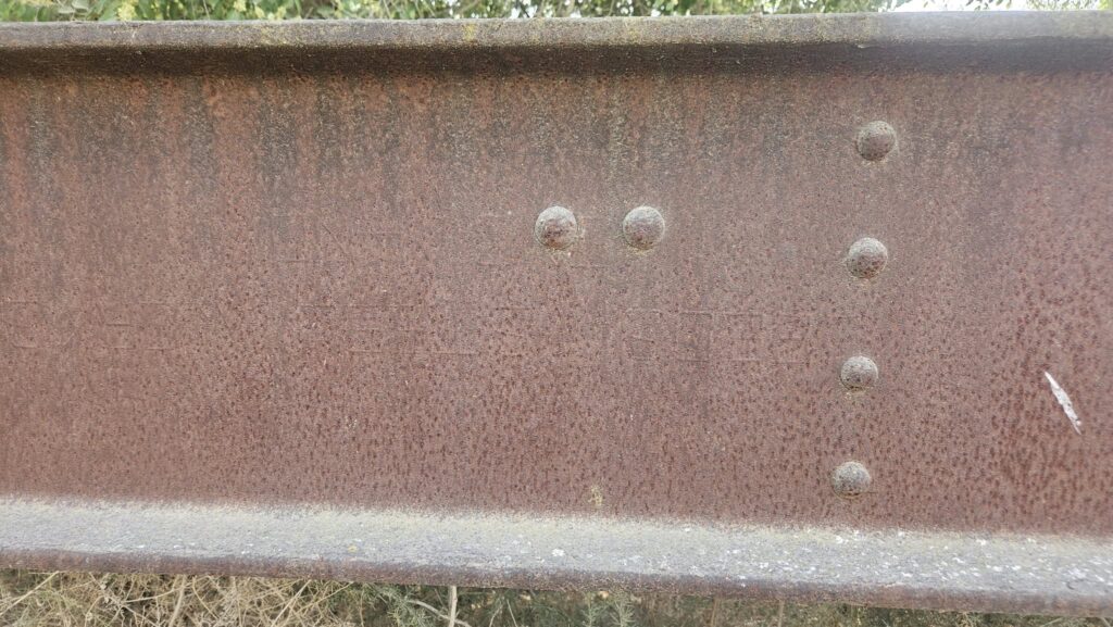 Northern part steel details - Leeds Steel Works England