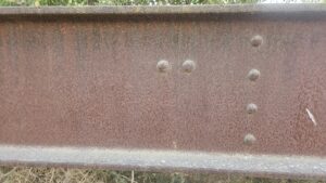 Northern part steel details - Leeds Steel Works England